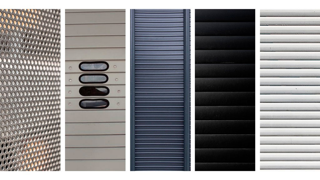Tipos de cortinas metálicas